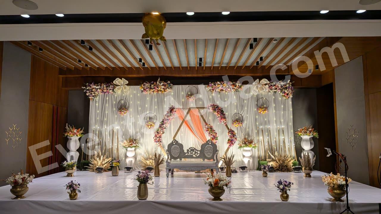 royal-floral-swing-wedding-stage-decoration in Dubai