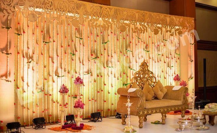 royal-jasmine-string-wedding-stage-decoration in Chandigarh