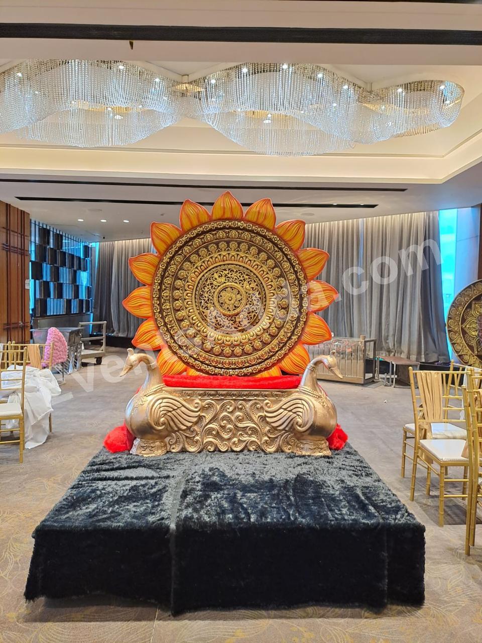 royal-peacock-wedding-stage-decoration Decoration in =Mumbai