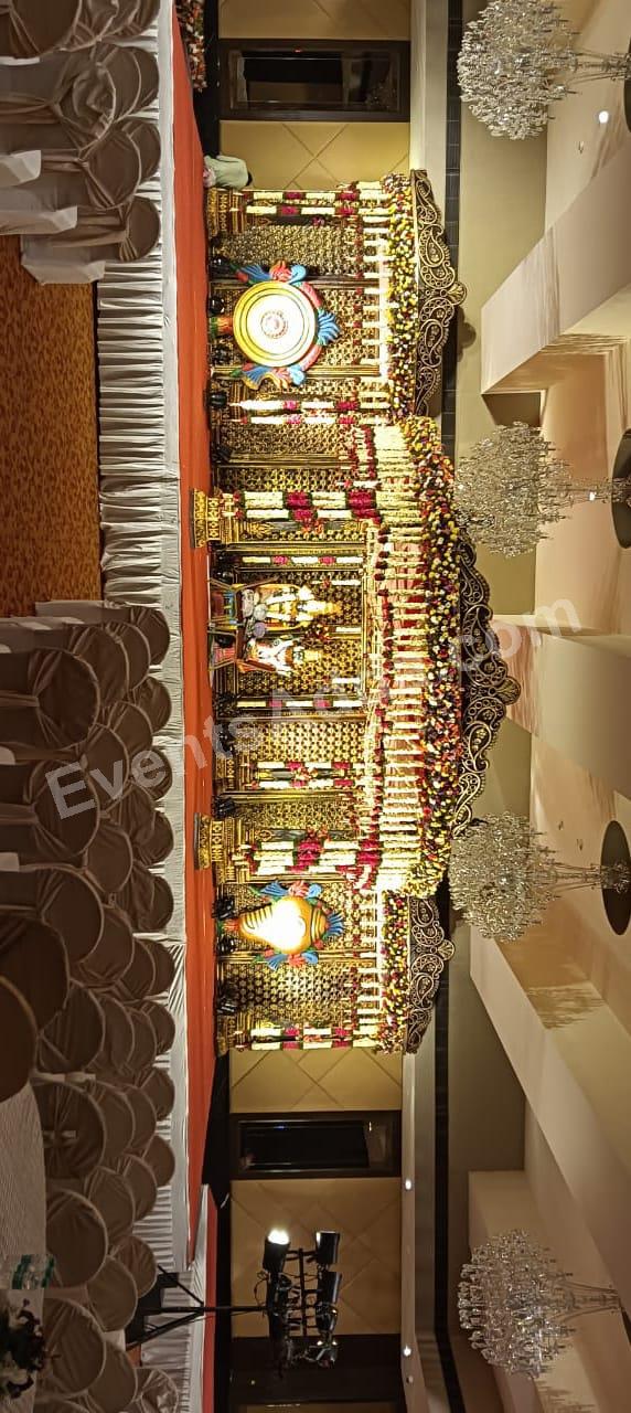 Royal Traditional Floral Stage Decoration Decoration in Bangalore
