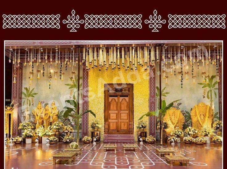 royal-traditional-wedding-mandap-stage-decoration in Chandigarh