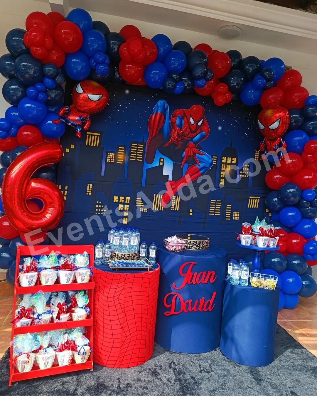 spider-man-themed-birthday-party-decoration in Jorhat