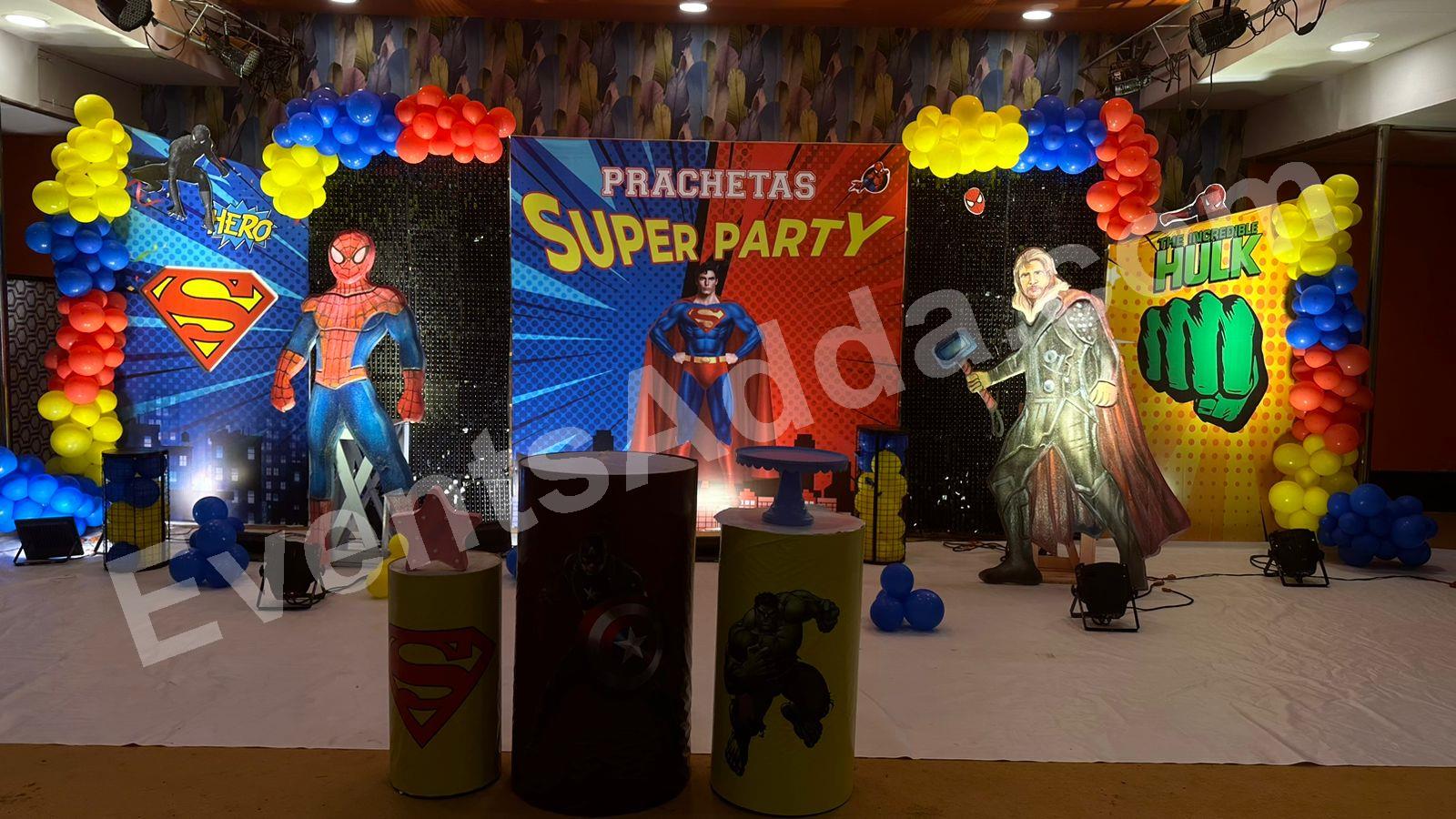 superhero-avengers-theme-birthday-decoration in Jorhat