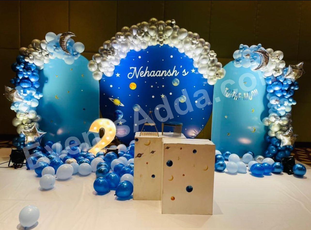 to-the-moon-space-birthday-balloon-decoration in Thailand