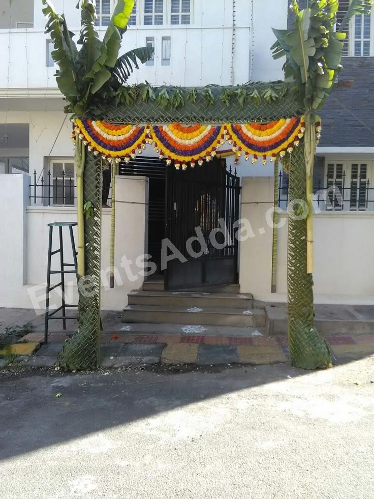 Traditional Banana Stem Entrance Arch Decoration Decoration in Jaipur