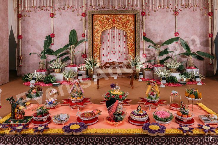 traditional-floral-pooja-stage-decoration in Chandigarh
