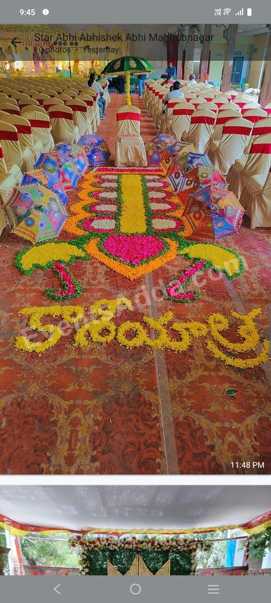 Traditional Floral Rangoli Entrance Decoration Decoration in Udaipur