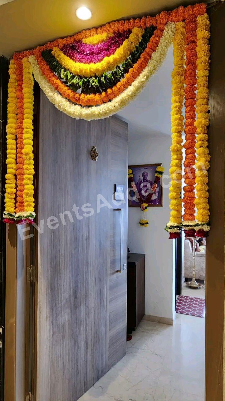 Traditional Marigold Door Garland Decoration Decoration in Jaipur