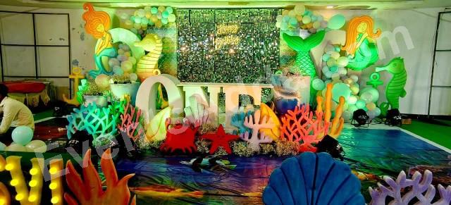 under-the-sea-theme-birthday-decoration in Vijayawada