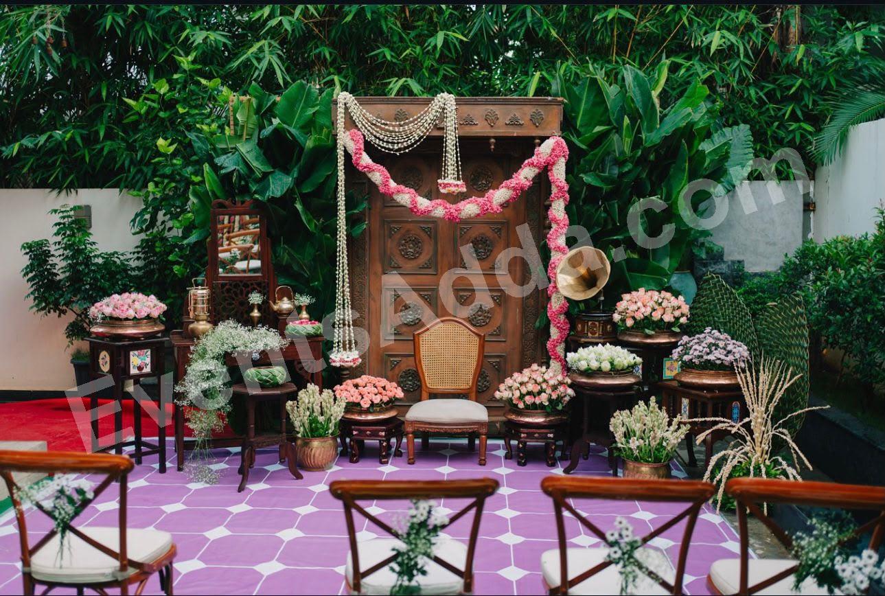 Vintage Botanical Floral Stage Decoration Decoration in Malaysia