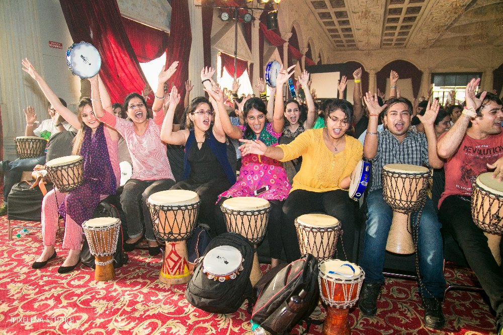 Drum Circle Team Activity Rent for birthday wedding corporate events