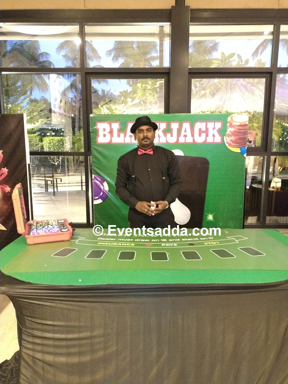 Blackjack Table Rent for birthday wedding corporate events